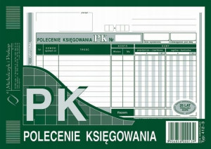 Druk 412-3 Polecenie Księgowania A5 Poziom Mip