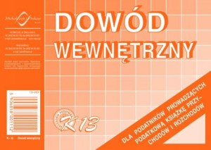 Druk K13 Dowód Wewnętrzny A6 Michalczyk