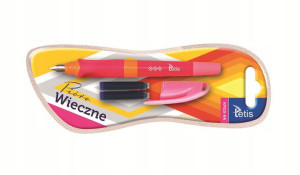 Pióro Wieczne Tetis Kp510 + 2 Naboje Różowe