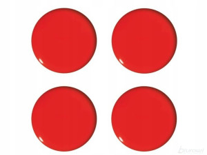 Magnesy Okrągłe Tetis Czerwone 40 Mm 4 Sztuki