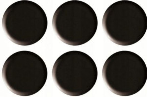 Magnesy Okrągłe Tetis Czarne 2 Cm 6 Sztuk