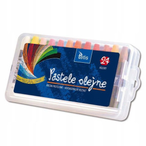 Kredki Pastele Olejne Tetis 24 Szt.
