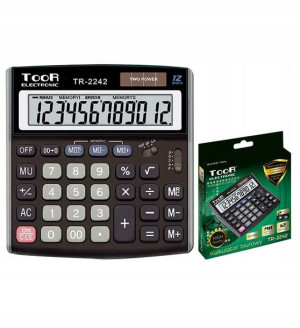 KALKULATOR TOOR TR-2242 12 pozycyji czarny