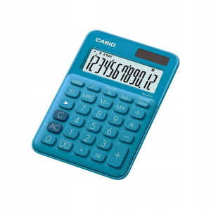 Kalkulator CASIO MS-20UC 12 cyfr TURKUSOWY TAX