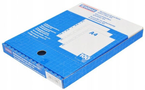 Koszulki krystaliczne A4 45mic DONAU karton 100szt