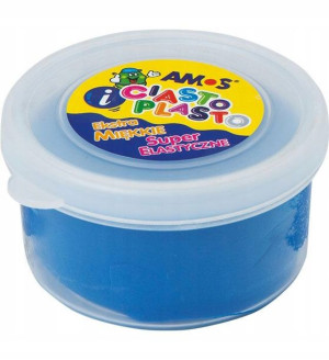 Ciastolina Amos 1 kol. Ciasto Plasto 30g NIEBIESKI