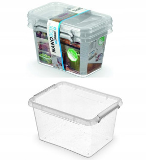 Pojemnik NANOBOX 650ML 2 sztuki antybakteryjny
