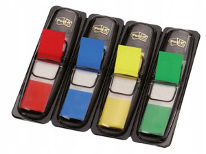 Karteczki zakładki indeksujące SCOTCH 4x35 kart.