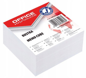 Karteczki nieklejone kostka biała /85x85x40 OFFICE