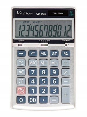 Kalkulator biurowy VECTOR CD-2439 / 12 pozycji