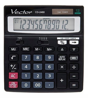 Kalkulator biurowy VECTOR CD-2460 / 12 pozycji