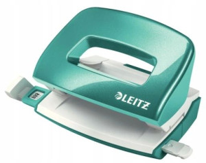 LEITZ dziurkacz mały metal WOW 50601051 turkusowy
