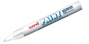 UNI marker olejowy PAINT permanentny PX-20 biały