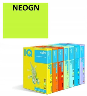 Papier ksero IQ COLOR A4 80g / 500ark. NEOGN zielony
