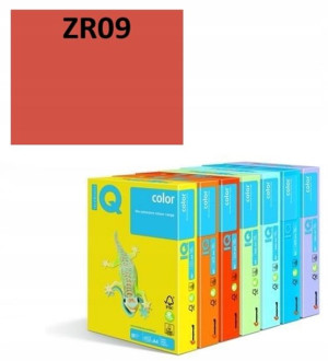 Papier ksero IQ COLOR A4 80g / 500ark. ZR09 ceglany