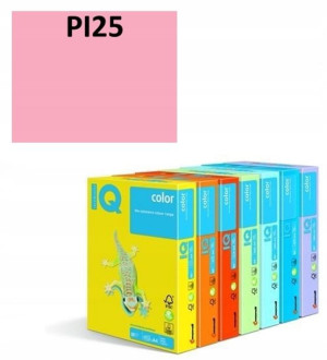 Papier ksero IQ COLOR A4 80g / 500ark. PI25 różowy