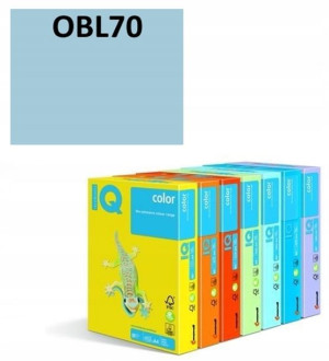 Papier ksero IQ COLOR A4 80g / 500ark. OBL70 błękitny