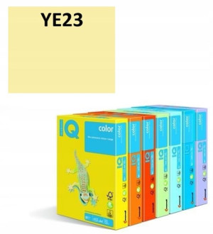 Papier ksero IQ COLOR A4 80g / 500ark. YE23 j.żółty