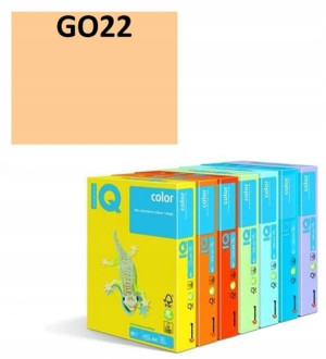 Papier ksero IQ COLOR A4 80g / 500ark. GO22 złoty