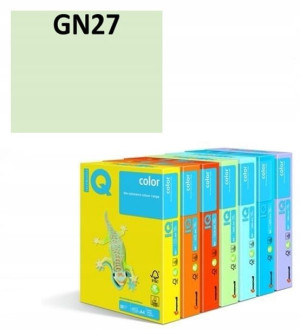 Papier ksero IQ COLOR A4 80g / 500ark. GN27 zielony
