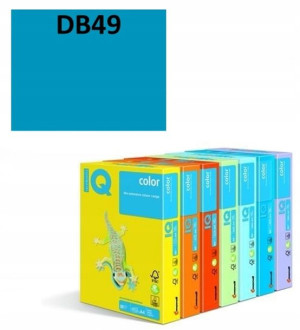 Papier ksero IQ COLOR A4 80g / 500ark. DB49 granatowy