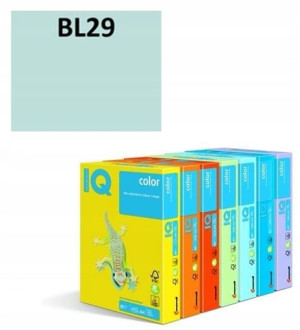 Papier ksero IQ COLOR A4 80g / 500ark. BL29 j.niebieski