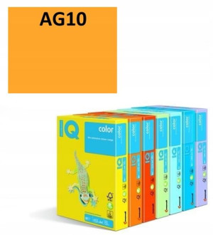 Papier ksero IQ COLOR A4 80g / 500ark. AG10 stare złoto