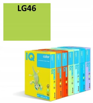 Papier ksero IQ COLOR A4 160g / 250ark. LG46 oliwkowy