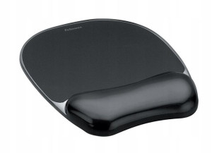FELLOWES podkładka pod mysz Crystal 9112101 czarna
