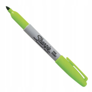 SHARPIE marker pisak FINE Lime limonkowy
