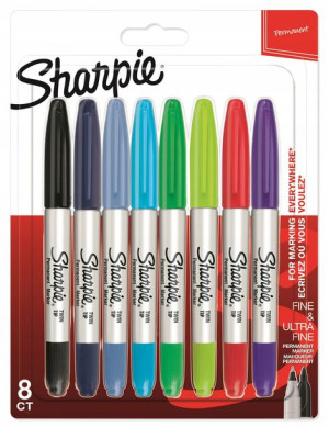 SHARPIE zestaw markerów TWIN TIP 8 kol. 2065409