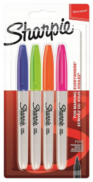 SHARPIE zestaw markerów FINE POINT 4 kol. 2065403