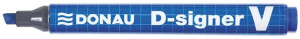Marker permanentny DONAU D-SIGNER V niebieski
