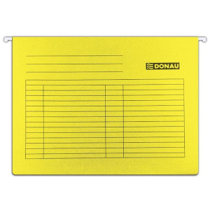 Teczka zawieszkowa DONAU A4 / 230gsm żółty