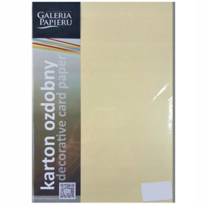 Papier Wizytówkowy Iceland Kremowy 20szt 250g Gale