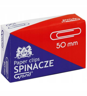 Spinacze Biurowe 50 Mm 100 Sztuk Okrągłe Grand