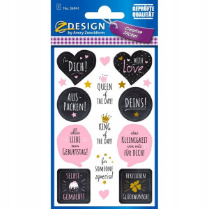 Naklejki Papierowe Niemieckie Glam 56041 Z-design