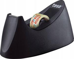 Dyspenser Curve Czarny + 1 Taśma 19mm X 10m Tesa