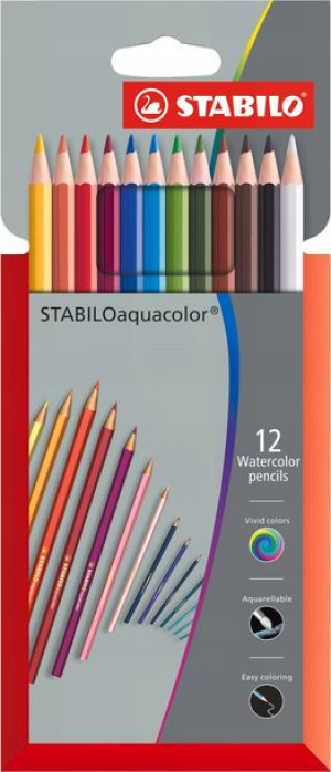 Kredki Stabilo Aquacolor 12 Szt.