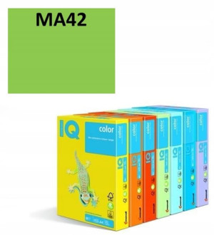 Papier ksero IQ COLOR A4 80g / 500ark. MA42 zielony