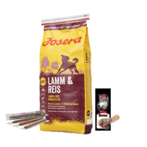 Pakiet Josera Lamm & Reis Jagnięcina 15 kg + 3 GRATISY!