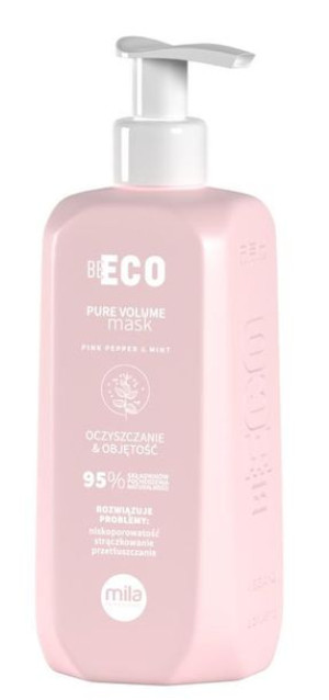 Mila Be Eco Maska Pure Volume oczyszczająca i nadająca objętość 900 ml