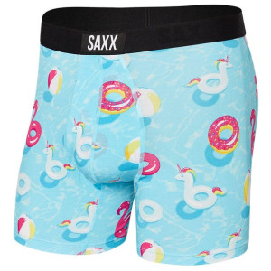 Bokserki męskie szybkoschnące SAXX VIBE Basen - Niebieskie S