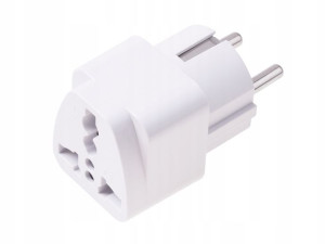 Angielska wtyczka adapter przejściówka UK na EU PL