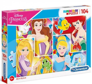 Clementoni CLM27146 Puzzle 104el.Disney Princesses