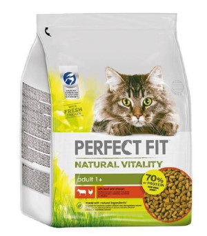 Perfect Fit Natural Vitality with Beef & Chicken 2,4 kg - sucha karma dla k