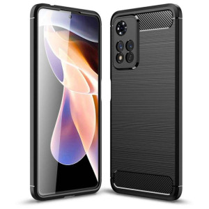 Etui Xiaomi Redmi Note 11 Pro+ Tech-protect Tpu Carbon Czarne