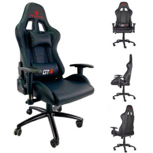 Fotel Gamingowy Obrotowy GTR BLACK XL