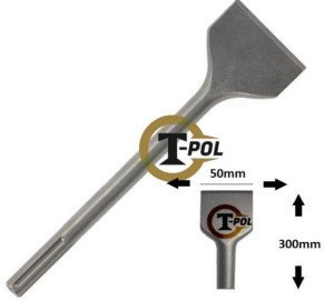 Dłuto Płaskie Łopatkowe Sds Max 50x300 Mm.