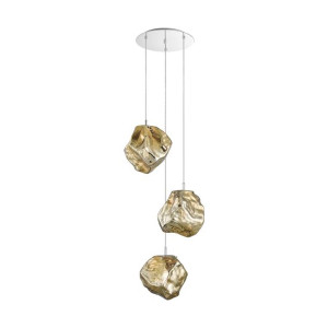 P0488-03a-b5hf Rock Lampa Wisząca Złota/gold